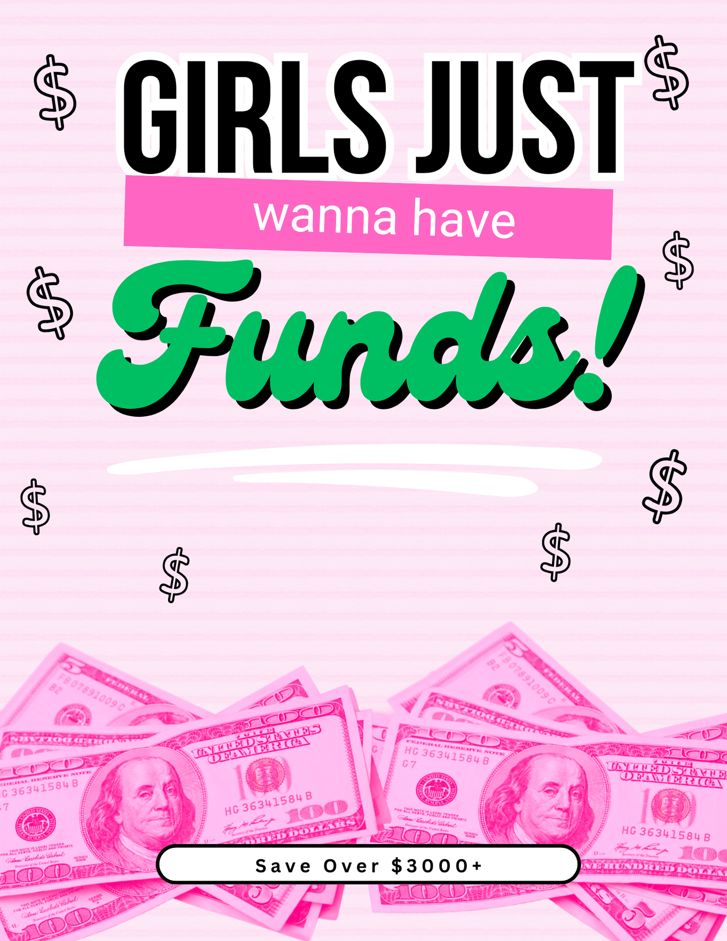 Girl's Just Wanna Have Funds Savings Challenge book